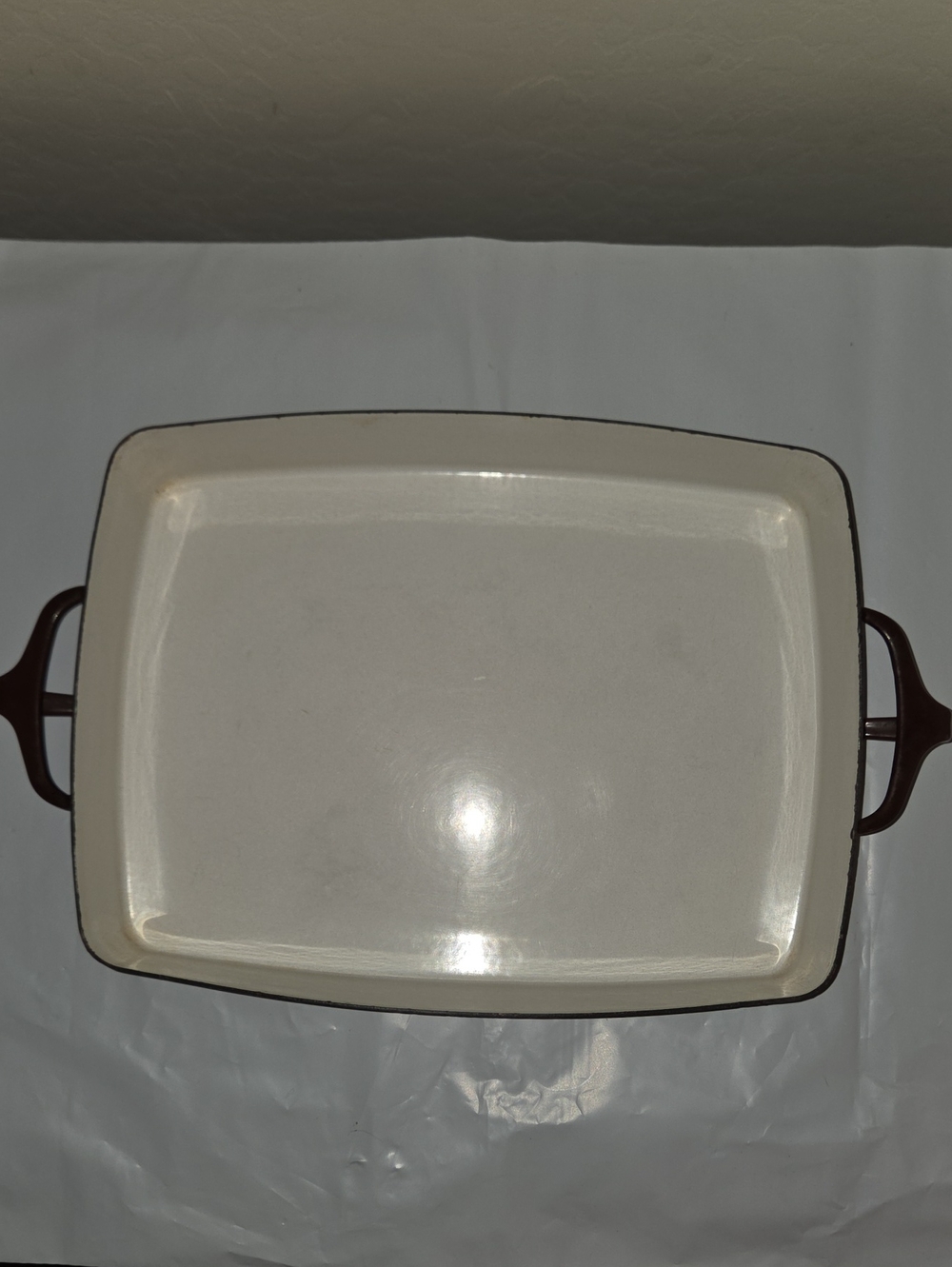 Vintage Dansk Rectangular Enamel Baking Pan